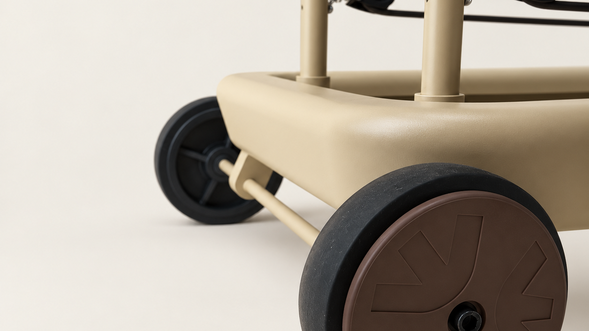 TerraFold rounded ErgoFrame profile detail