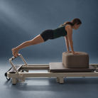 Elemental Pebble used as support during Pilates practice