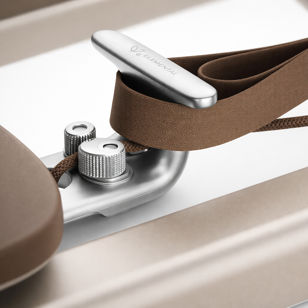 TerraFold T-Ellen cleat rope adjustment detail