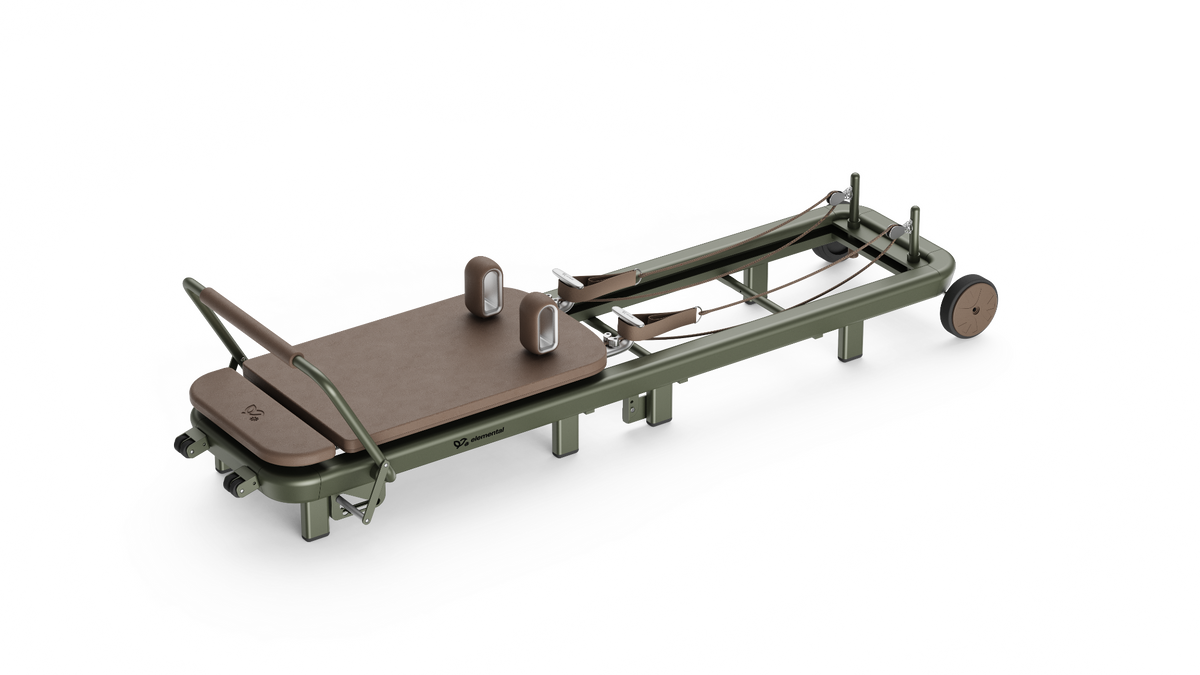 Terrafold Jardin garden green frame with brown carriage bed